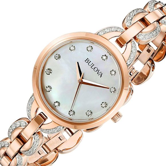 Bulova Rose Gold Ladies Dress Watch main image 6